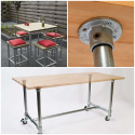 Rohrverbinder Fussplatte Rund - Typ 10B - 26,9 mm (Klemp) Rohrverbinder Fussplatte Rund - Typ 10B - 26,9 mm (Klemp)