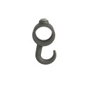 Rohrverbinder Stellring mit Haken. Haken 90° schmal - Typ 64BB - 26,9 mm (natural) (Klemp)