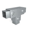 Pieza en T larga Typ 4S-40, 40 mm, Galvanizado (Klemp)