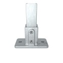Square footplate Typ 12S, 40 mm, Galvanized (Klemp)