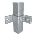 Collar double side 90° Typ 57S-40, 40 mm, Galvanized (Klemp)