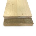 Tablero de mesa de madera de tablones de andamio nuevos – varios tamaños (Klemp)