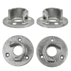 Bride ouverte ronde (SET) Typ 15B, 26,9 mm, Galvanisé (Klemp)