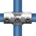 Cruz de dos zócalos Typ 22E, 48,3 mm, Galvanizado (Klemp)