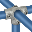 Conexión en T de salida lateral Typ 24F, 60,3 mm, Galvanizado (Klemp) Conexión en T de salida lateral Typ 24F, 60,3 mm, Galvanizado (Klemp)