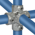Four Socket CrossTyp 26E, 48,3 mm, Galvanized (Klemp)