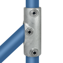 Railing attachment up to 45°Typ 27D, 42,4 mm, Galvanized (Klemp) Railing attachment up to 45°Typ 27D, 42,4 mm, Galvanized (Klemp)
