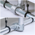 Cruce 90º Typ 28C, 33,7 mm , Galvanizado (Klemp) Cruce 90º Typ 28C, 33,7 mm , Galvanizado (Klemp)
