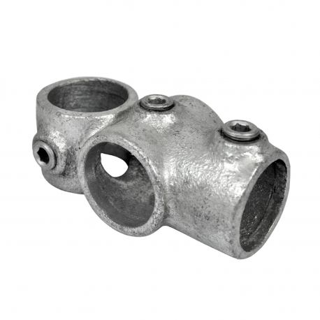 Té et croix à douille combinée Typ 30D, 42,4 mm, Galvanisé (Klemp) - Colliers de serrage ronds Té et croix à douille combinée Typ 30D, 42,4 mm, Galvanisé (Klemp) - Colliers de serrage ronds