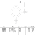 Male Corner Lug 90° Typ 40B, 26,9 mm, Galvanized (Klemp) Male Corner Lug 90° Typ 40B, 26,9 mm, Galvanized (Klemp)