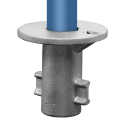 Socle de sol Typ 54C, 33,7 mm , Galvanisé (Klemp)