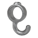 Haak gedraaid Typ 64B, 26,9 mm, Thermisch verzinkt (Klemp) Haak gedraaid Typ 64B, 26,9 mm, Thermisch verzinkt (Klemp)