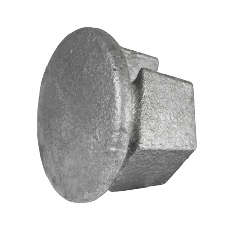 Rohrverbinder Stopfen Metall - Typ 73C - 33,7 mm (Klemp) - Runde Rohrverbinder Verzinkt Rohrverbinder Stopfen Metall - Typ 73C - 33,7 mm (Klemp) - Runde Rohrverbinder Verzinkt
