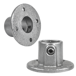 Brida, redonda Typ 10TA, 21,3 mm, Galvanizado (Klemp)