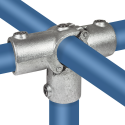 Tee di uscita laterale aggiuntivo Typ 24OE, 48,3 mm, Zincato (Klemp)