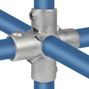 Add-on Four Socket Cross Typ 26OE, 48,3 mm, Galvanized (Klemp)