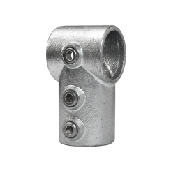 Té court allongé Typ 2LD, 42,4 mm, Galvanisé (Klemp)