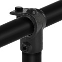 Rohrverbinder T-stück Offen - Typ 32C - 33,7 mm (Schwarz) (Klemp) Rohrverbinder T-stück Offen - Typ 32C - 33,7 mm (Schwarz) (Klemp)