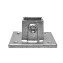 Łącznik ścienny - stopa czworokątnaTyp 10S, 40 mm, Ocynk (Klemp) Łącznik ścienny - stopa czworokątnaTyp 10S, 40 mm, Ocynk (Klemp)