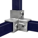 Drieweg kniestuk 90° Typ 18S, 40 mm, Thermisch verzinkt (Klemp)