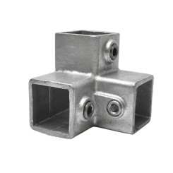 Coude 3 voies 90° Typ 18S, 40 mm, Galvanisé (Klemp)