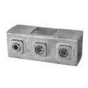 Kruisstuk in 1 vlak Typ 22S, 40 mm, Thermisch verzinkt (Klemp)