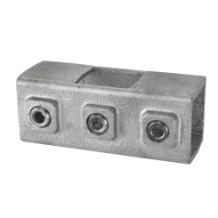 Croix à deux douilles Typ 22S, 40 mm, Galvanisé (Klemp)
