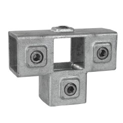 Té de sortie latérale Typ 24S, 40 mm, Galvanisé (Klemp)