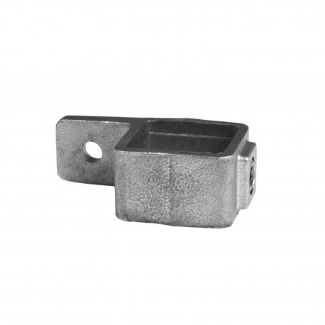 Occhiello a labbro singolo Typ 55S, 40 mm, Zincato (Klemp) - Raccordi per tubi in quadratura