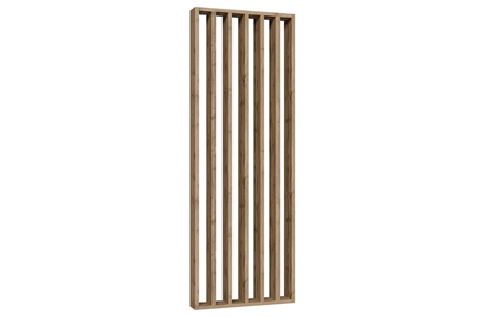 Freistehende Lamellenwand - Eiche Natur - 22x70