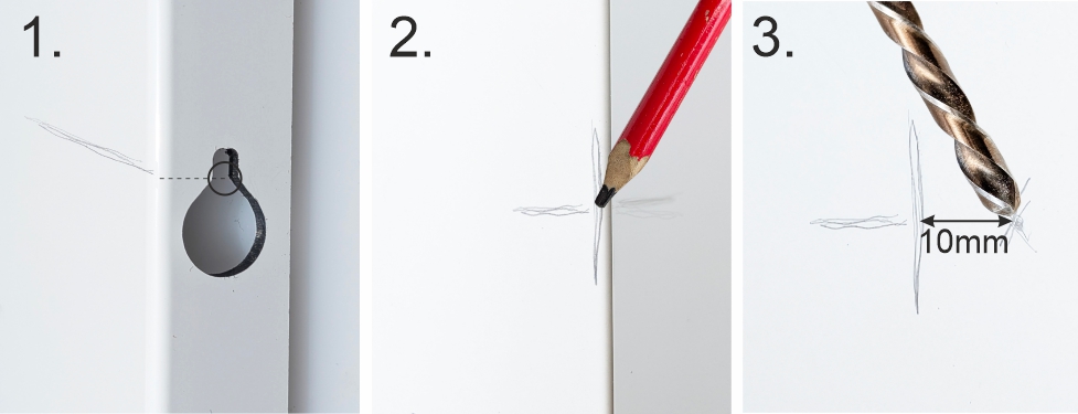 Montage mit Schrauben