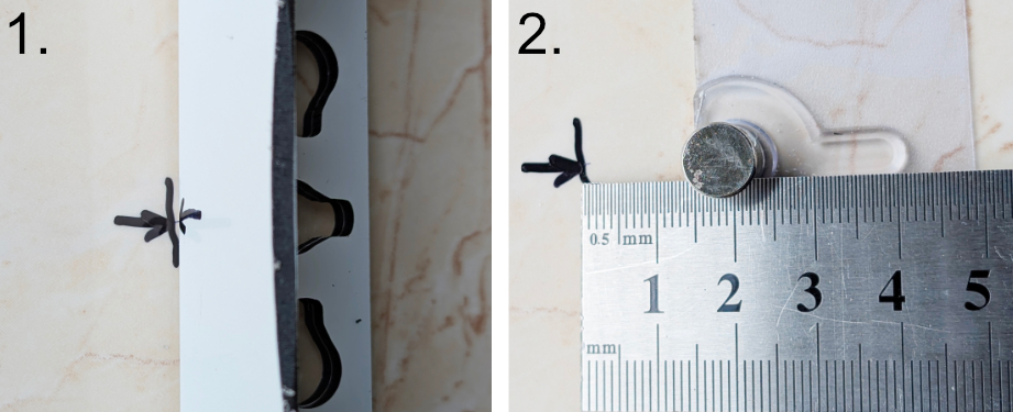 Montage mit Klebenagel